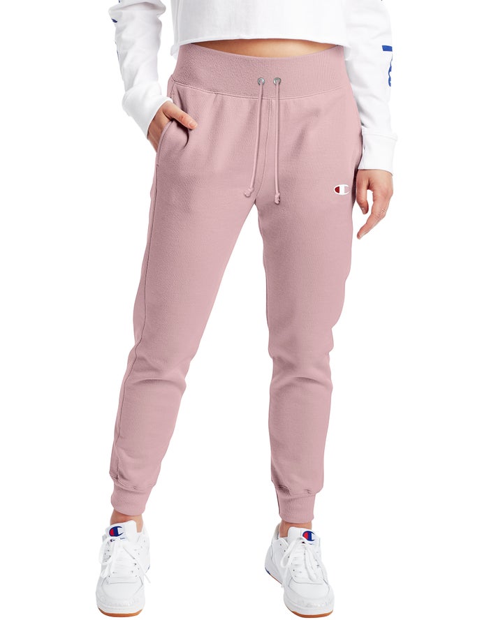 Champion Womens Joggers NZ - Reverse Weave Beige ( 7504-LFHXJ )